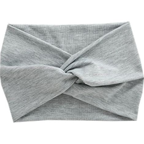 (5-pack-picture Color) Bandeau Largissant - Bandeau Crois De Sport Pour Femme - Bandeau Lastique De Yoga - Bandana Absorbant La Transpiration (1/5)