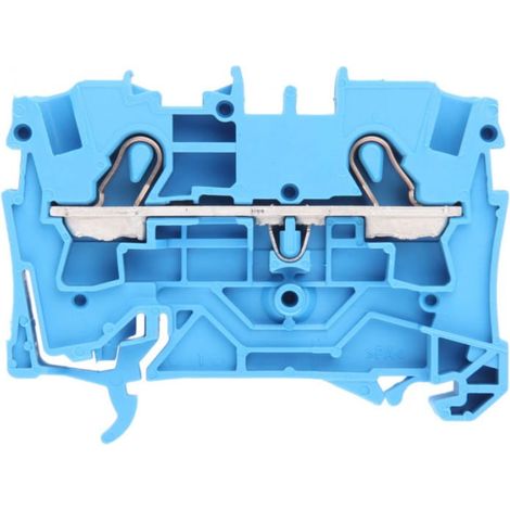 Wago 2004-1204 Terminal pasante para 2 conductores - Topjob s Serie 2004 - 4 mm≤ - Azul