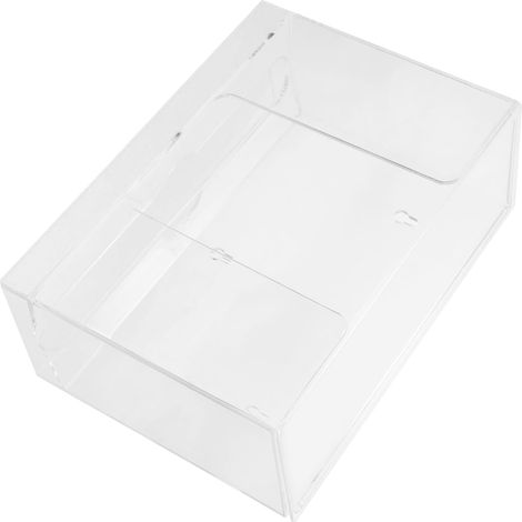 Distributeur de papier essuie-tout mural avec couvercle transparent, porte-papier toilette pour (1/5)