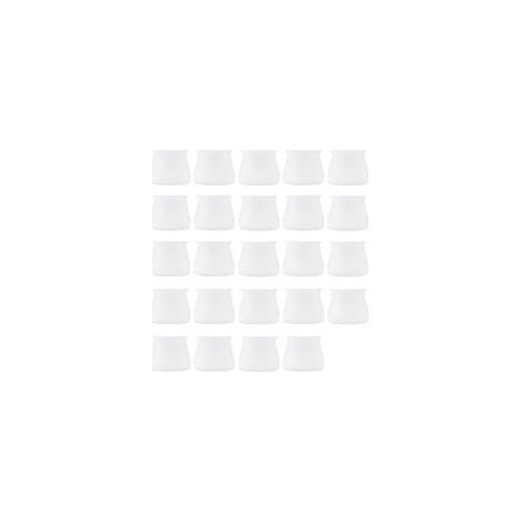 24 embouts en silicone pour pieds de chaise - Protections pour pieds de meubles - (1/5)
