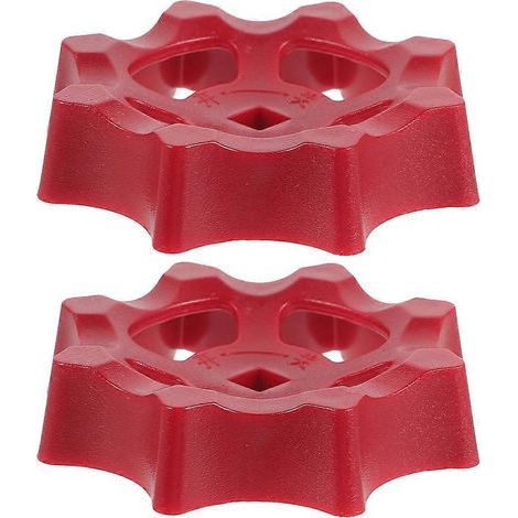 Lot de 2 poignées de robinet de jardin à volant de rechange pour robinet d'arrosage – Conception ergonomique, fonctionnement efficace et sûr, compatibles avec (1/5)