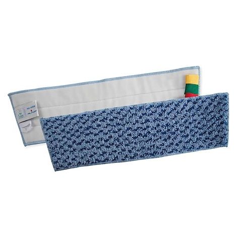 Frange de lavage à scratch 40 cm – Microfibre pour nettoyage en profondeur – Système de fixation ruban à sangle – Filmop (1/3)