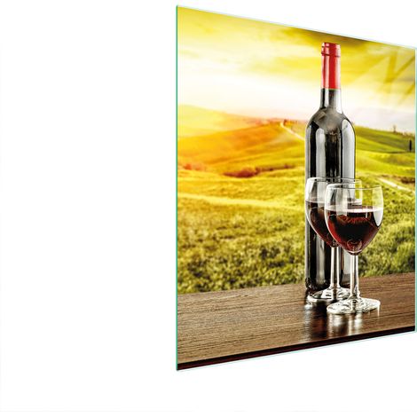TAGLIERE IN VETRO 45x52 VINO (1/5)