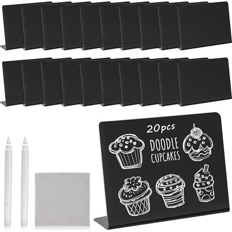 Mini Chalkboard Safety Sign 20pcs (1/5)
