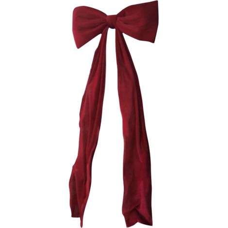 Nœud De Noël - Velours Rouge - 183 Cm - Pour Arbre Décoration Murale Fenêtre Extérieur Intérieur - 1 Pièce (1/5)