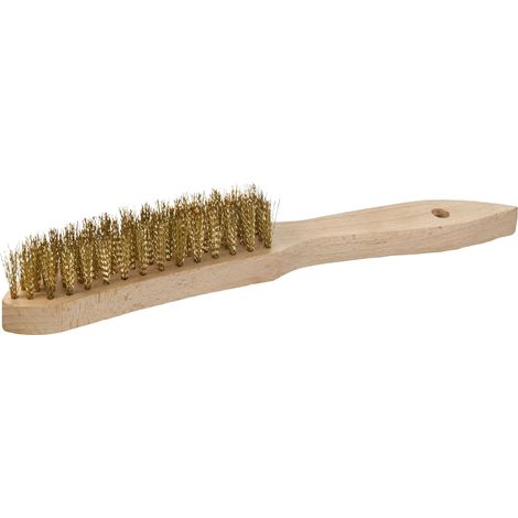 Brosse métallique KWB, 922740, laiton, 4 rangées