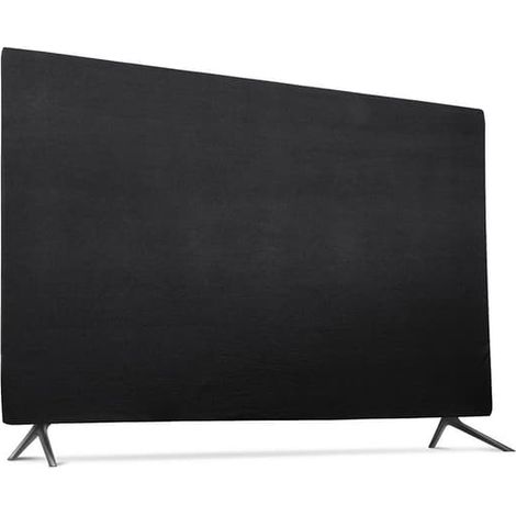 Housse de protection extensible pour téléviseur, noire, universelle, 49 pouces (1/5)
