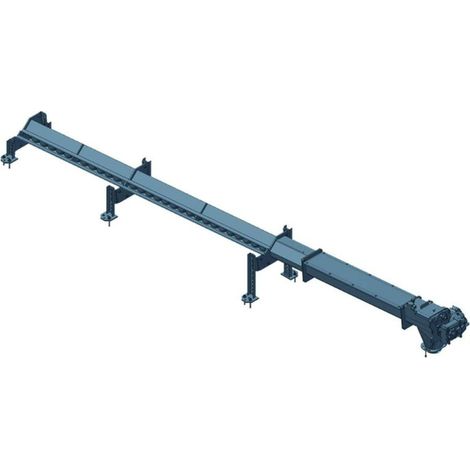 Fröling Pellets-Austragschnecke 110 modular offener Trog 4500mm 13074