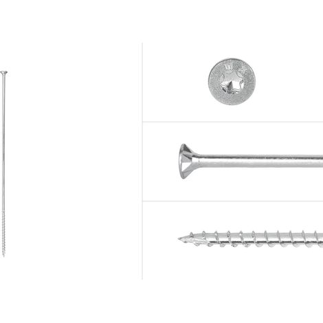Vis pour panneaux d'aggloméré Galvanisé 6 x 300 mm Torx 30