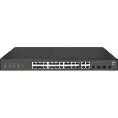 LevelOne GES-2128 switch Gestionado L2 Gigabit Ethernet (10/100/1000) Negro