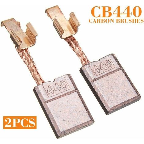 Balais de charbon Charbons moteur pour Makita CB-440 18 DHP456, DDF456, BDF452, DTD14 (1/5)
