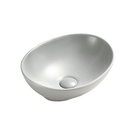 Mexen Elza Aufsatzwaschbecken 40 x 33 cm, Platin matt - 21014063 (1/2)
