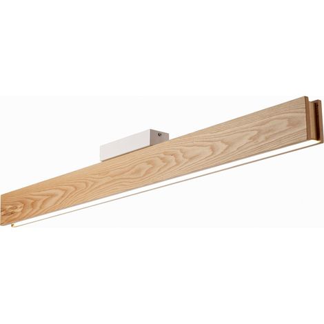 LAMPARA DE TECHO LED MADERA 40W 3000K (1/2)