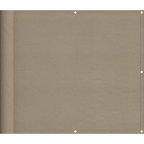 Maison Exclusive - Balkon-Sichtschutz Taupe 90x800 cm 100 % Polye