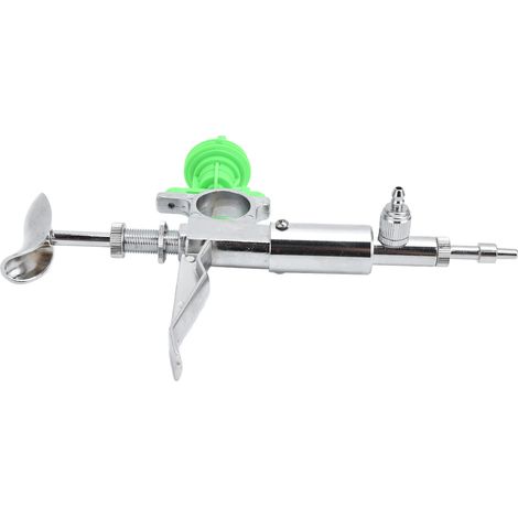 Injecteur continu réglable de 5 ml pour animaux d'élevage : seringue d'injection vétérinaire pour oies, porcs, moutons et bovins (1/5)
