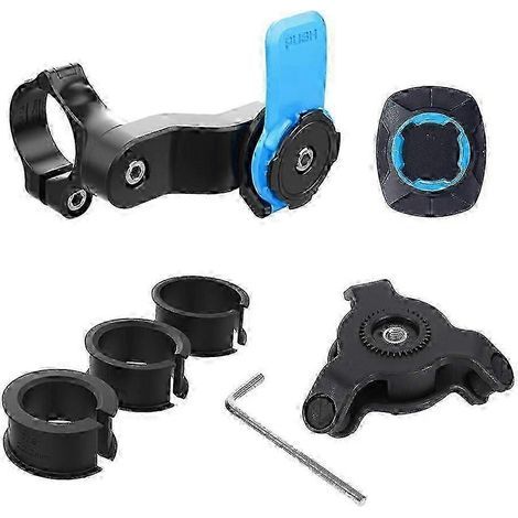 Support de téléphone pour moto/vélo à quatre points de verrouillage, amortisseur de vibrations, autobloquant (1/4)