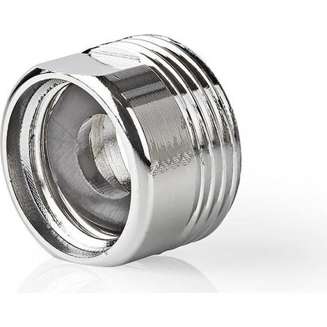 Nedis WAAD1234 Adaptador Manguera Metal Plateado 3/4"