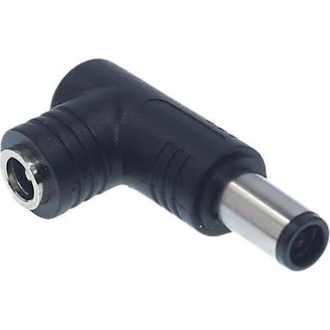 Adaptateur de connecteur d'alimentation CC 7,4 x 5,0 mm (femelle vers mâle), 90 degrés (1/3)