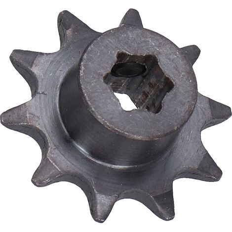 Kit de 3 pignons en acier hexagonaux, pas de 8mm, 10 dents, référence 5307‑4008‑0010
