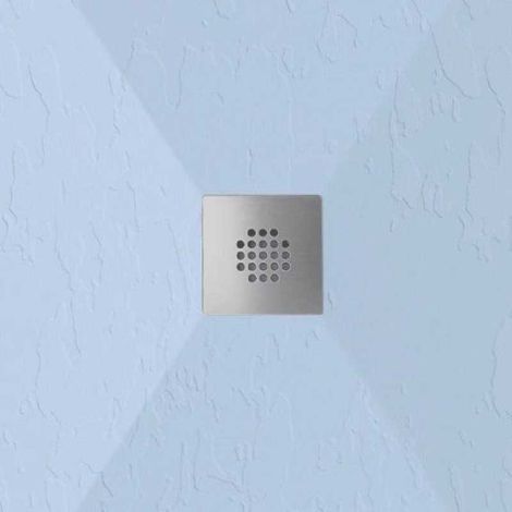 Plato de ducha pizarra DEXA gris  80x200 cm rejilla acero inox.