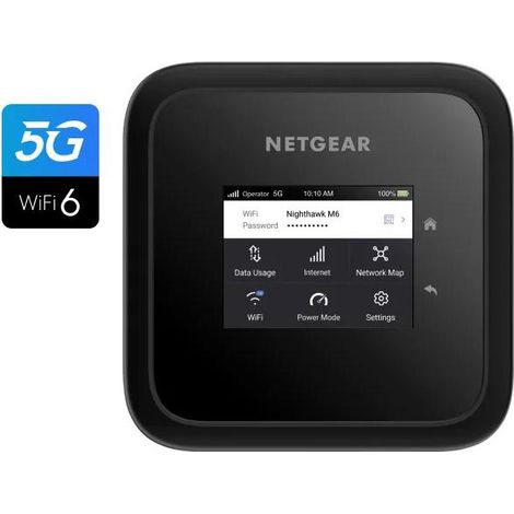NETGEAR Nighthawk M6 Router 5G WiFi 6E Mobile Hotspot - Modem Router Portatile (MR6150-100EUS) (1/2)