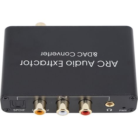 Digital-Analog-Audiowandler (DAC) mit Audio-Rückkanal (ARC) und Digital-Analog-Audioextraktor (DAC) mit Lautstärkeregelung (1/5)