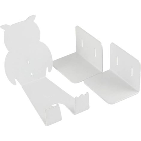 Support Mural Robuste Alliage Aluminium Rangement Mural Gain de Place pour Route Pliant et Garçon Fille Équipement Cyclisme Blanc (1/5)