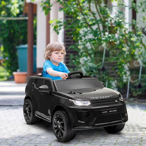 Auto elettrica per bambini, veicolo per bambini 12V con telecomando, luci a LED, musica e clacson, 3-6 anni, nero (1/5)