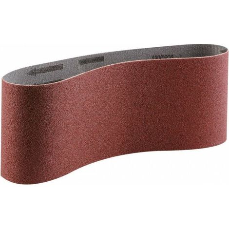 Bande abrasive de ponceuse 102 x 552 mm – Granulométrie 40/80/120 – Pour bois dur – Lot de 3 bandes – Scid - MM 40 X