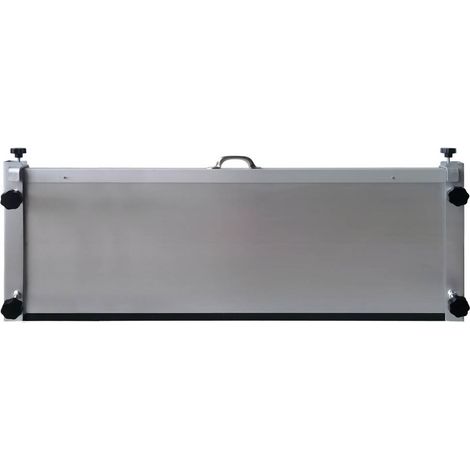 MBM – Cloison anti-inondation en aluminium 40 cm – Largeur ajustable 120,1 à 140 cm – Installation rapide en 5 minutes – Protection contre les inondations
