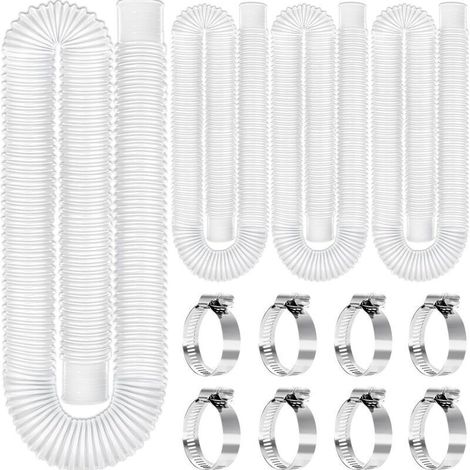 Ersatz-Poolschlauch, Filterpumpenschlauchzubehör mit 8 Metallclips für FLITI-Wasserpumpen
