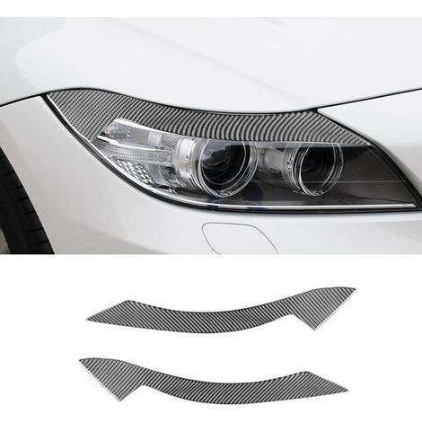 Deux coloris : texture fibre de carbone. Matière : fibre de carbone souple. Convient aux accessoires extérieurs de voiture. -DECOWOOD