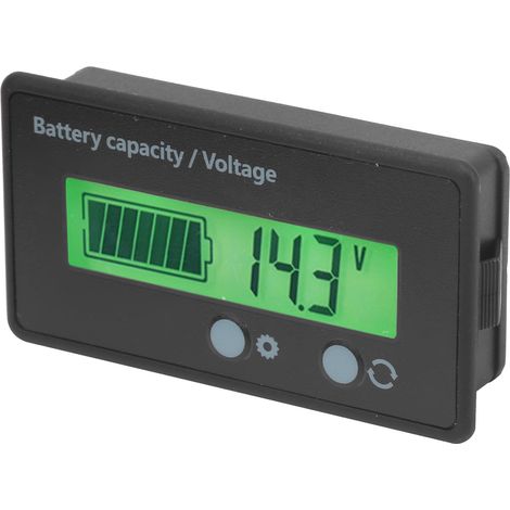DC10-100V LCD-Batteriekapazitätsanzeige, Voltmeter, Spannungsprüfer, Messgerät mit grüner Hintergrundbeleuchtung (1/5)