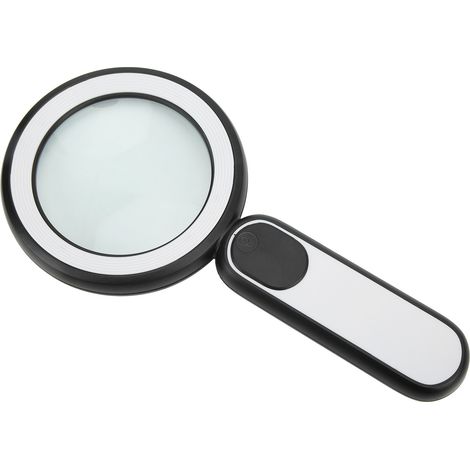 Loupe LED avec grossissement 10x et lentilles réglables, adaptée à la lecture et à l'observation. (1/5)