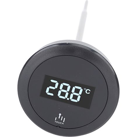 Thermomètre Numérique Tactile Étanche IP65 avec Sonde Inox Rétroéclairé pour Café Lait Casserole Bouilloire Mesure Température (1/5)