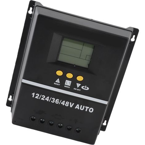 MPPT 60A Solar-Laderegler 12V 24V 36V 48V, 100V automatische maximale Eingangsspannung, 2 USB-Ladeanschlüsse (1/5)