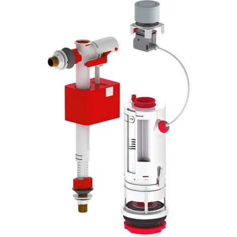 Saneaplast Descarga universal doble puls+flot 3/8 laton