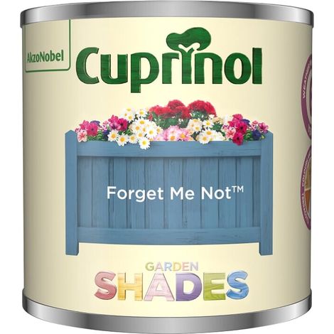 Cuprinol Garden Shades Tester Paint Pot - 125ml - Forget Me Not