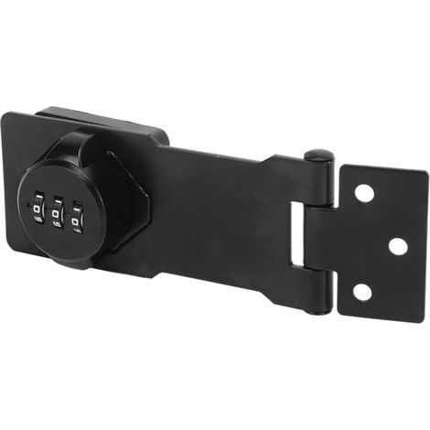 Combination padlock, cabinet password lock, 3-digit combination anti-theft latch lock, mechanical password lock for small cabinet door drawer 121 x 41 mm (1/5)