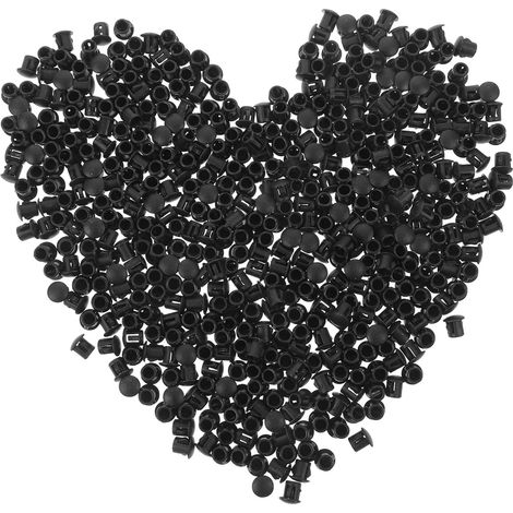 1000 bouchons ronds en plastique pour trous, capuchons de vis (1/5)