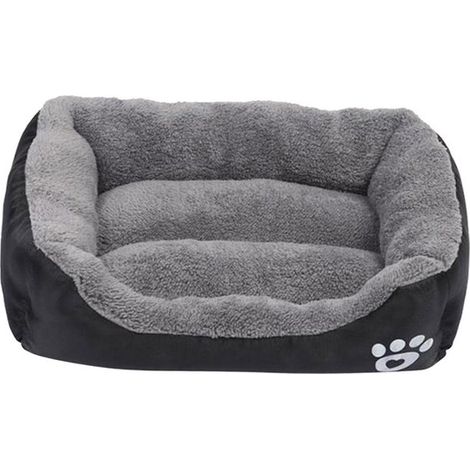 Caseta para perros, Colchoneta para jaula de perros, Colchón para perros y gatos, Cama suave y cómoda para gatos, 5040CM, Negro (1/5)