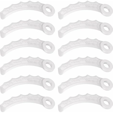 SHINING HOUSE Makita 198426-9 Kunststoff-Ersatzmesser für Makita 198426-9 Rasenmäher (12er-Pack) (1/4)