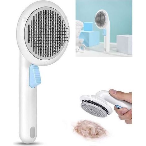brosse chatBrosse de Chat Court Long AutonettoyanteEliminer Tangle Sous-poilPeignes de Massage de Conception une BROSSE (1/4)