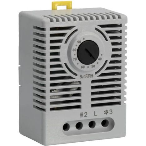 LETTEL - Hygrostat mécanique pour régulation d'armoire électrique 35-95%Hr - GTA-HYG-35-95 (1/3)