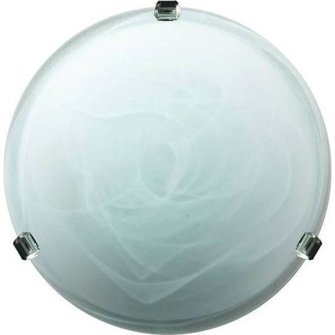 5 x PLAFONIERA DUNA ALABASTRO BIANCO D 30 CM