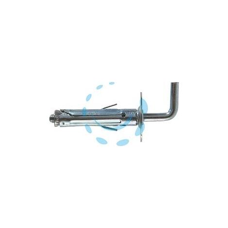 TASSELLO IN ACCIAIO CON GANCIO MEDIO "SBS" - SBS 8/2 ø mm.8x40 gancio mm.12