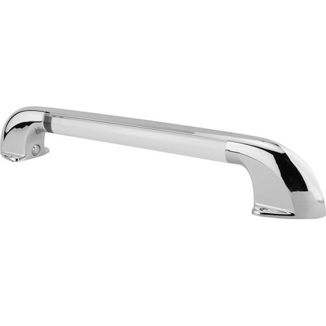 Poignée de sécurité lumineuse LED 18 pouces 12V/24V en alliage de zinc pour salle de bain de camping-car/véhicule utilitaire (1/5)