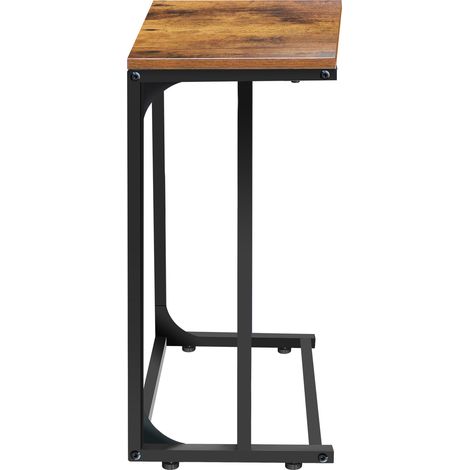 C-Shaped Sofa Side Table Snack Coffee/Tea Table for Living Room Bedroom Office (1/5)