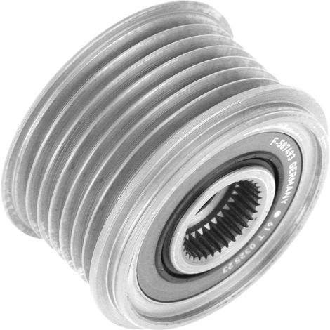 Poulie d'alternateur à roue libre F-587493 adaptable Nissan Pathfinder, Qashqai, NP300 Navara, remplacement direct, pièce neuve pour système de charge. (1/5)