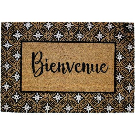 Paillasson Rectangulaire "Grandiosa" 40x60cm Naturel (1/2)